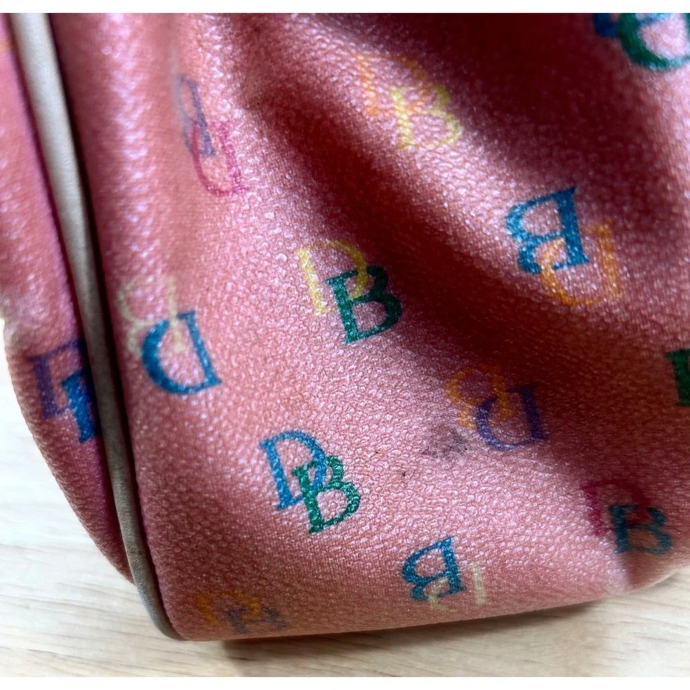 VTG Y2K Dooney & Bourke Satchel Wallet SET 